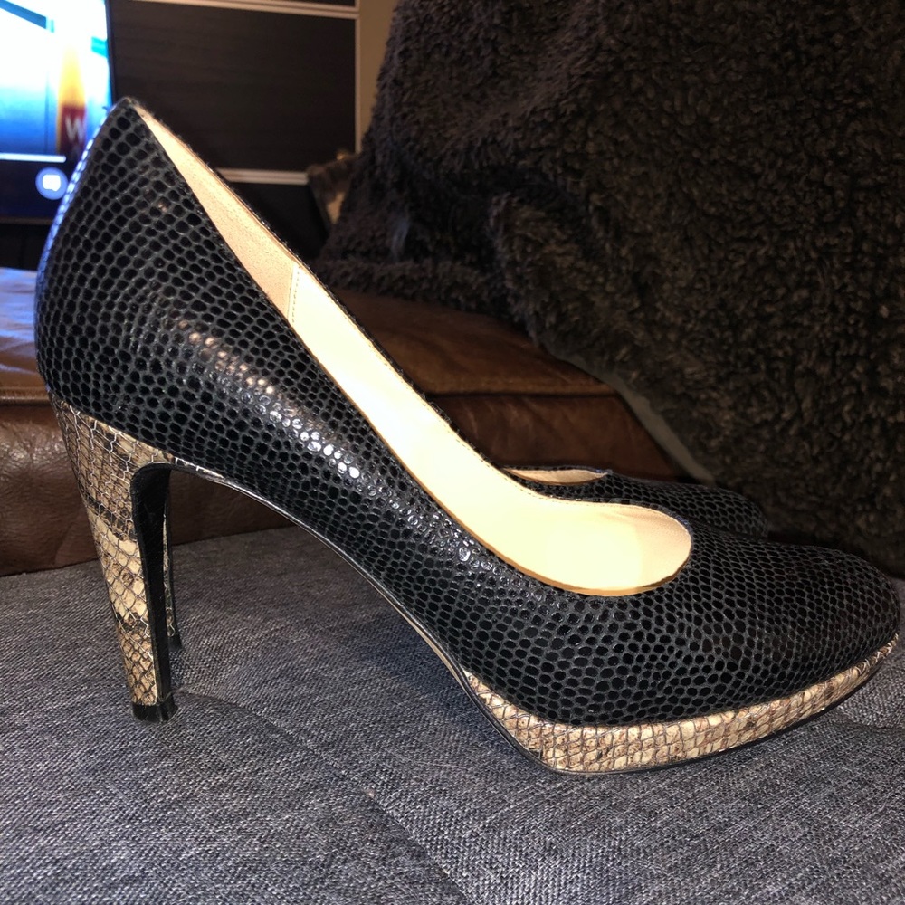 Cole Haan Nike Air snake snake skin stiletto pump